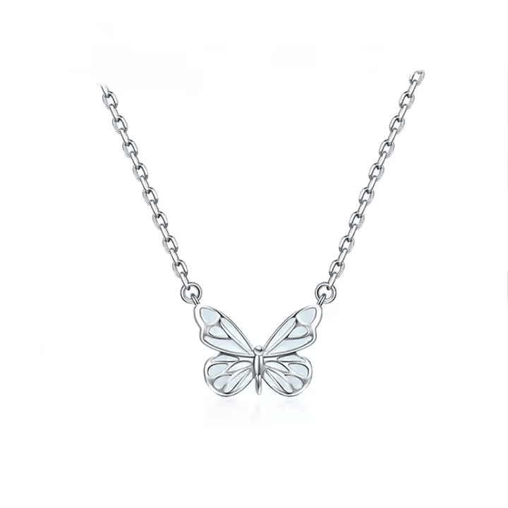Luminous Butterfly Necklace by Nasreen's Charms
