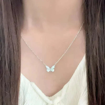 Luminous Butterfly Necklace by Nasreen's Charms